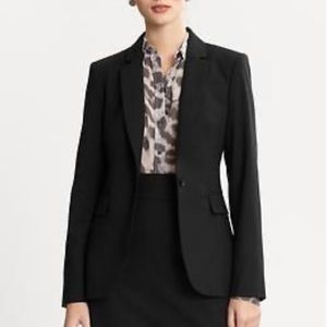Banana Republic Wool Suit Set Blazer & Skirt